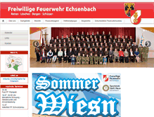 Tablet Screenshot of feuerwehr.echsenbach.gv.at