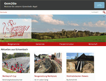 Tablet Screenshot of echsenbach.at